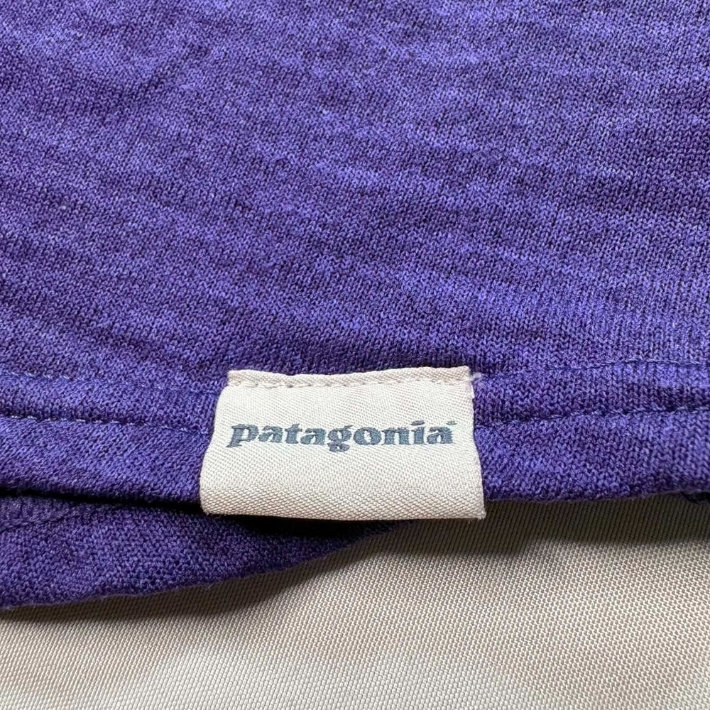 Patagonia Womens Capilene 4 Expedition Weight 1/4 Zip Hoody Polartec Purple S - Picture 3 of 3